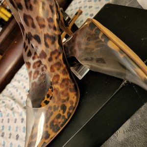 Pvc Leopard Print shoes